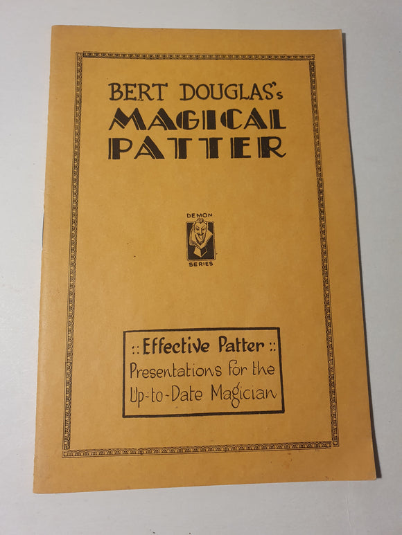 Bert Douglas - Magical Patter
