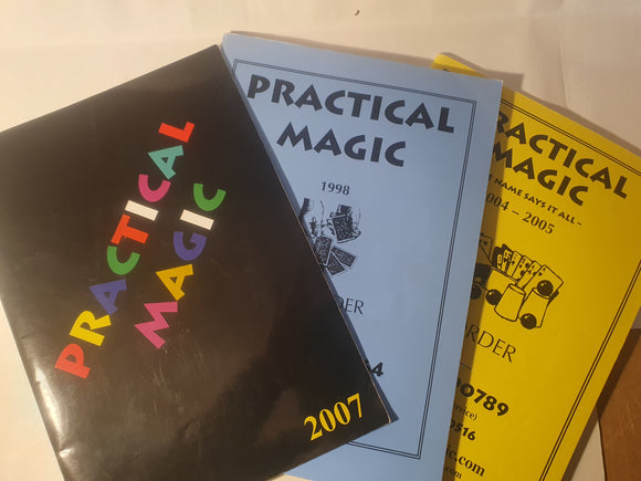 Jeremy and Cheryl Le Poidevin - Practical Magic. Three Catalogues together