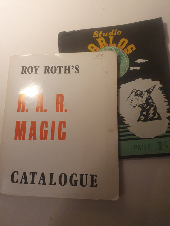 Roy Roth, Carlos - R.A.R Magic Catalogue PLUS Studio Carlos catalogue.