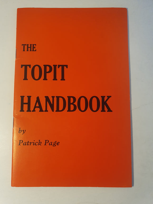 Patrick Page - The Topit Handbook