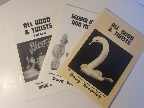 Doug Brearley - Three booklets - All Wind and Twists; Second Wind and Twists; Wind and Twists Finale