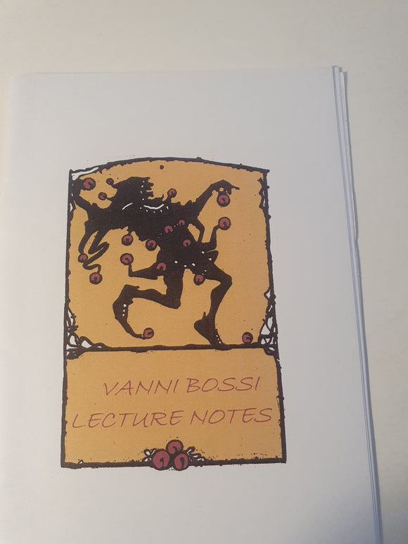 Vanni Bossi - Lecture Notes (1995)