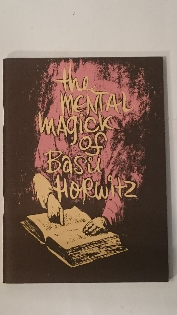 Martin Breese (ed) - Mental Magick of Basil Horwitz, Vol. 1 - NEW