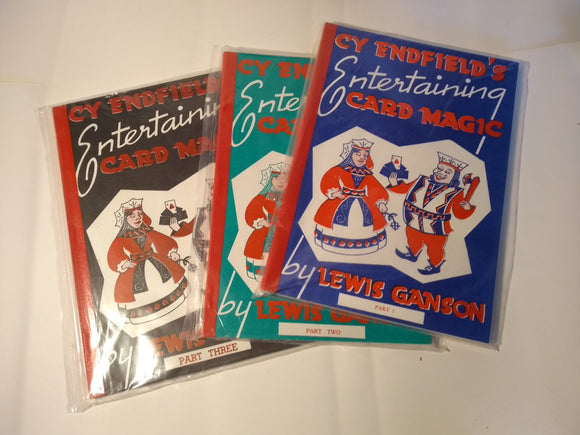 Lewis Ganson - Cy Endfield's Entertaining Card Magic - Three volumes - Parts 1,2,3