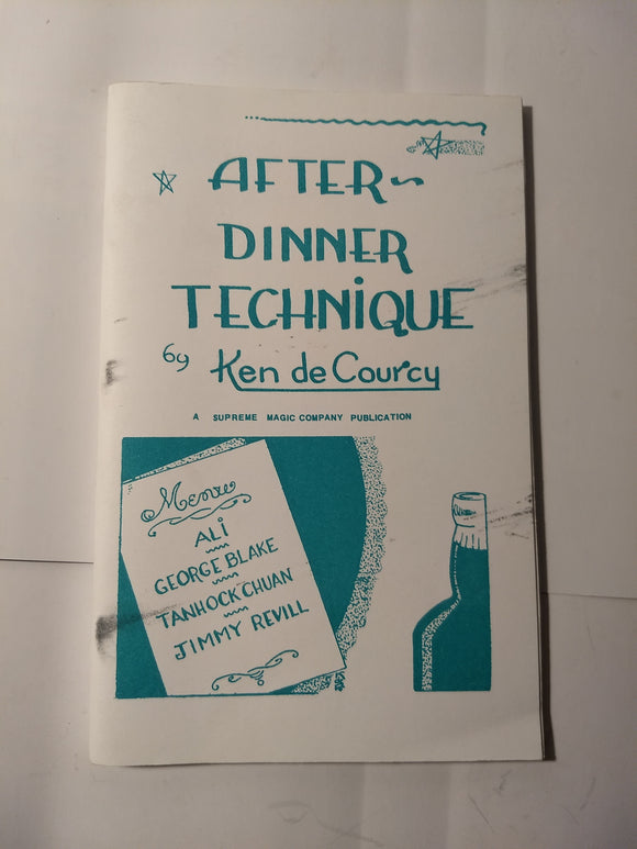 Ken de Courcy - After Dinner Technique