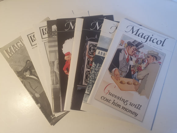 Magicol; David Meyer - Magicol Journal  9 Issues from 1997 to 2008