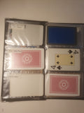 Large collection of gaffed card sets.