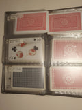 Large collection of gaffed card sets.