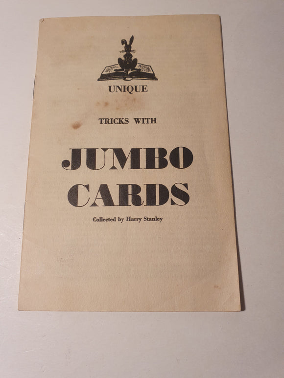 Harry Stanley - Tricks with Jumbo Cards