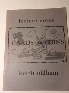 Keith Oldham - Cards and Coins - lecture Notes