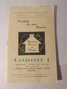 Les Downham; Marzinni - House of Marzinni Catalogue No. 1