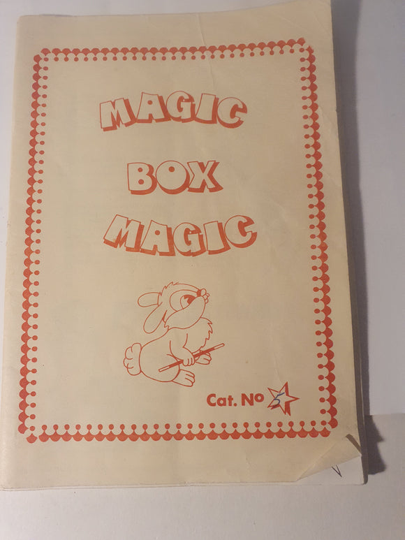 Syd and Eve Edwards - Magic Box Magic catalogue no,5