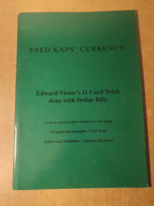 Fred Kaps; Brahams (ed) - Fred Kaps' Currency