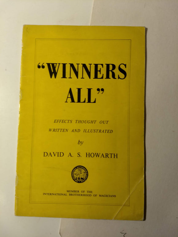 Ken De Courcy (ed); David Howarth - Winners All
