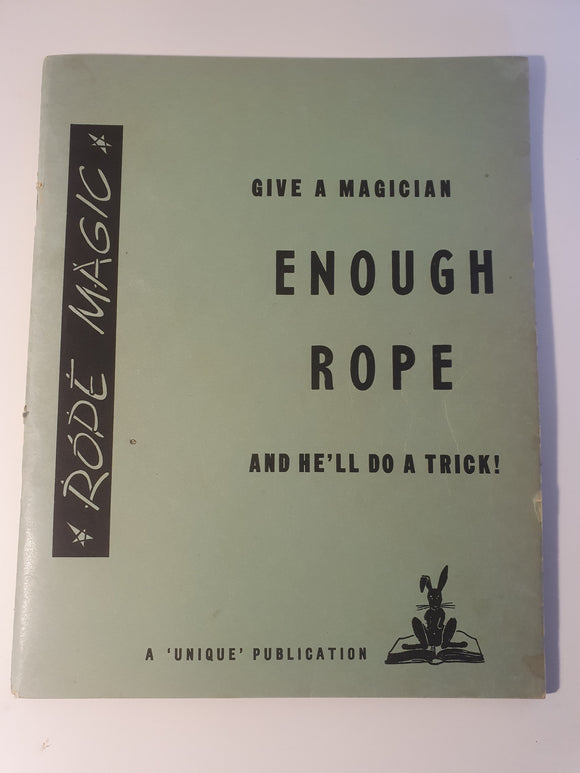 Supreme - Rope Magic - Give a Magician Enough Rope?..