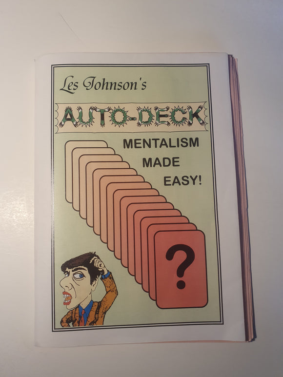 Steve Cook; Les Johnson - Les Johnson's Auto-Deck Mentalism Made Easy