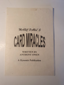 Anthony Owen - Marc paul's Card Miracles