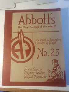 Abbotts - Illustrated and Descriptive Catalogue of magic No 25