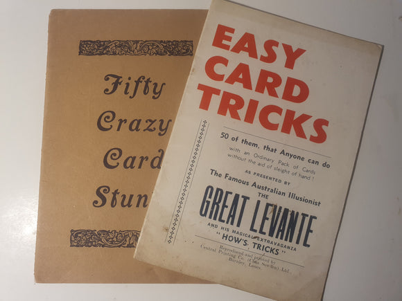 Levante - Easy Card Tricks PLUS Fifty Crazy Card Stunts