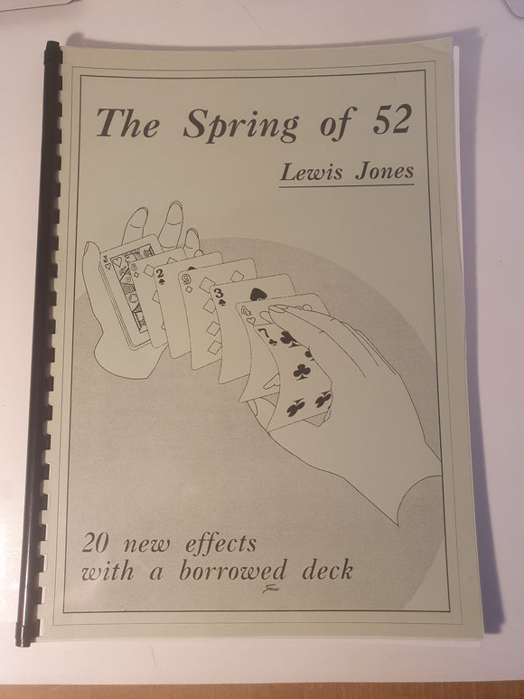 Lewis Jones - The Spring of 52