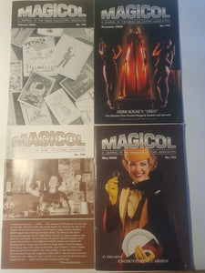 Magicol; David Meyer - Magicol Journal  2002 - all 4 magazine issues