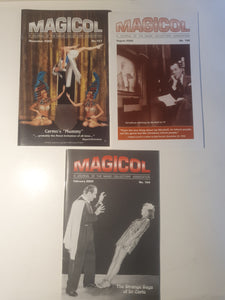 Magicol; David Meyer - Magicol Journal  2005 - three magazine issues