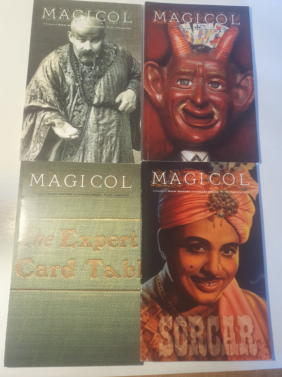 Magicol; David Ben - Magicol Journal  2011 - all 4 magazine issues