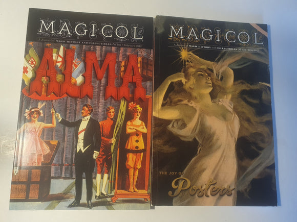 Magicol; David Ben - Magicol Journal  2012 - two magazine issues