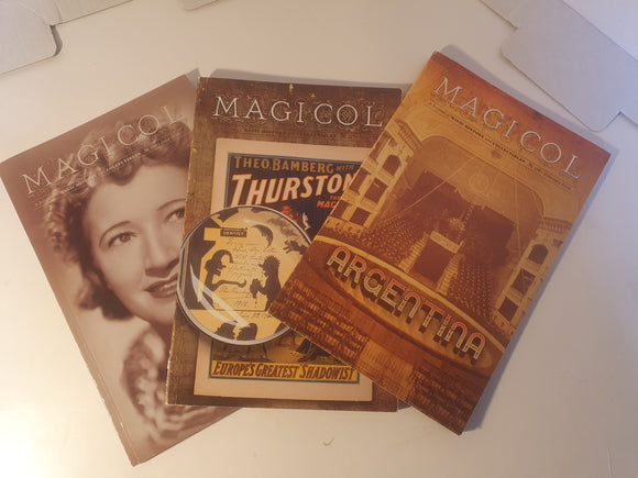 Magicol; David Ben - Magicol Journal  2013-2015 - Three magazines, issues 186, 187, 189