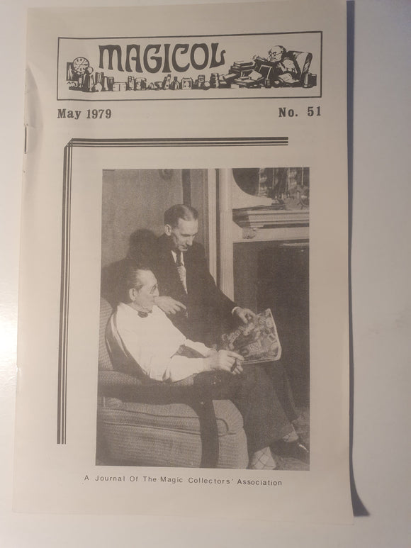 Magicol; David Ben - Magicol Journal  2 May 1979 No. 51