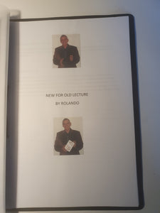 Rolando - New for Old lecture