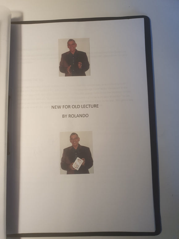 Rolando - New for Old lecture