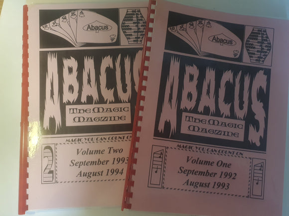 Al Smith - Abacus Magic Magazine Vols 1 and 2 - bound copies