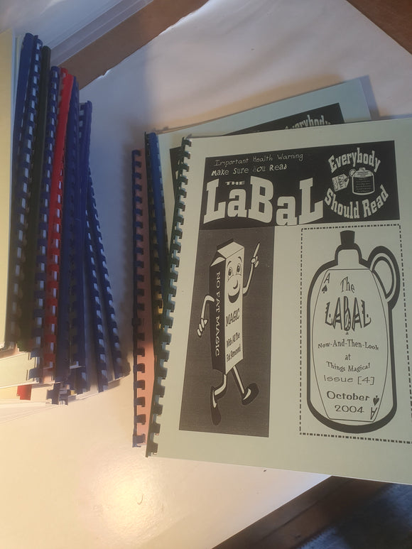 Al Smith - Labal Quarterly Magic Magazine. Complete Run