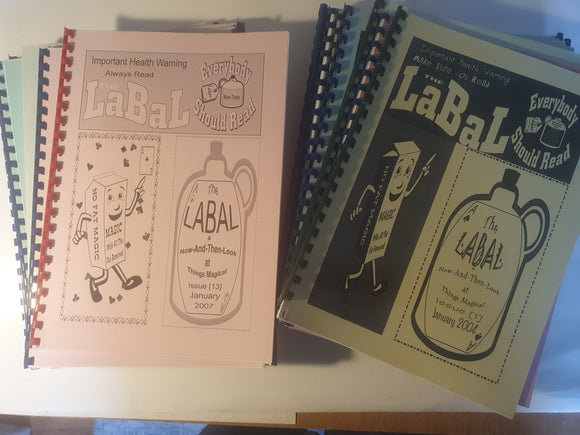 Al Smith - LaBal Quarterly Magic Magazine. Complete Run