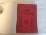 Nick Trost - Five Card Magic Books together: Subtle Card Magic Parts 1 and 2,  Card Problems,  Cardman's Secrets Vols 1 and 2