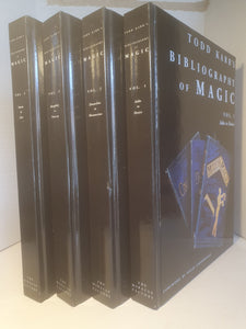 Todd Karr  - Bibliography of Magic - all four volumes