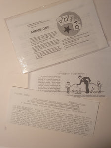 Duschek; Tony Taylor;  Edward Victor - Instructions for three card routines from Supreme