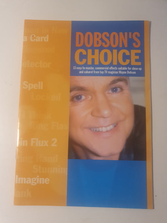 Wayne Dobson - Dobson's Choice