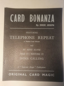Eddie Joseph - Card Bonanza