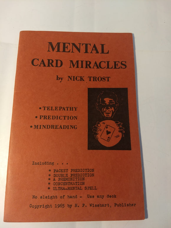Nick Trost - Mental Card Miracles PLUS High-card Poker.