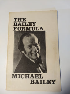 Michael Bailey - The Bailey Formula
