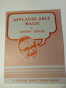 Johnny Geddes - Applause-able Magic