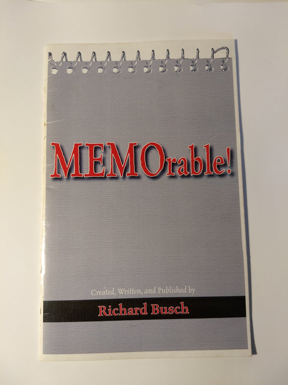 Richard Busch - MEMOrable