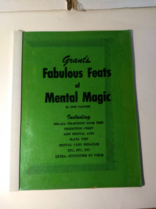 Don Tanner - Grant's Fabulous Feats of Mental Magic