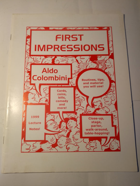 Aldo Colombini - First Impressions
