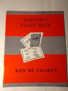 Ken de Courcy - Danson's Diary Trick