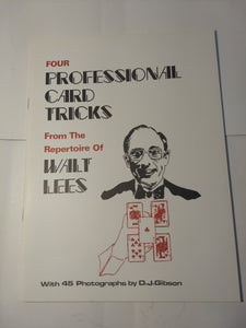 Walt Lees - Four Professional Card tricks