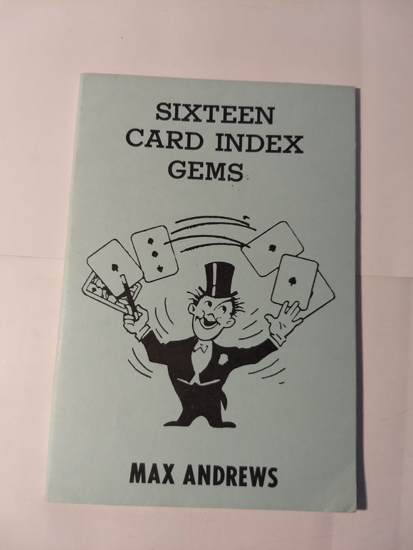 Max Andrews - Sixteen Card index gems