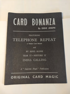 Eddie Joseph - Card Bonanza